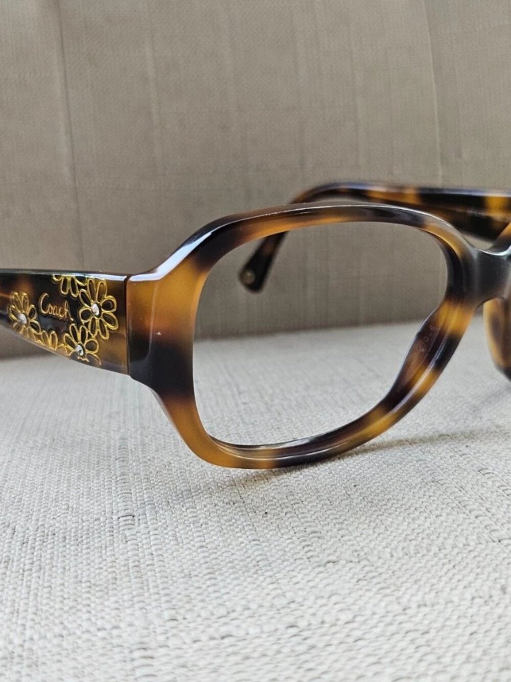 Coach Women Eyeglasses Frame HC8010 PAYTON Dark Tortoise Eyewear Glasses - Picture 3 of 12
